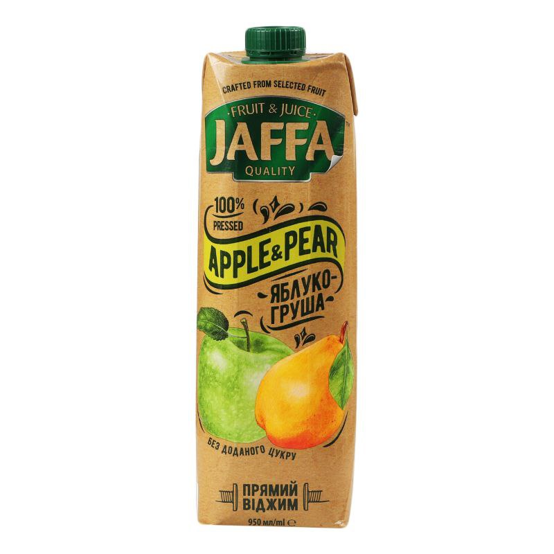 Сік Jaffa Яблучно-грушевий 0.95 л тетра-пак
